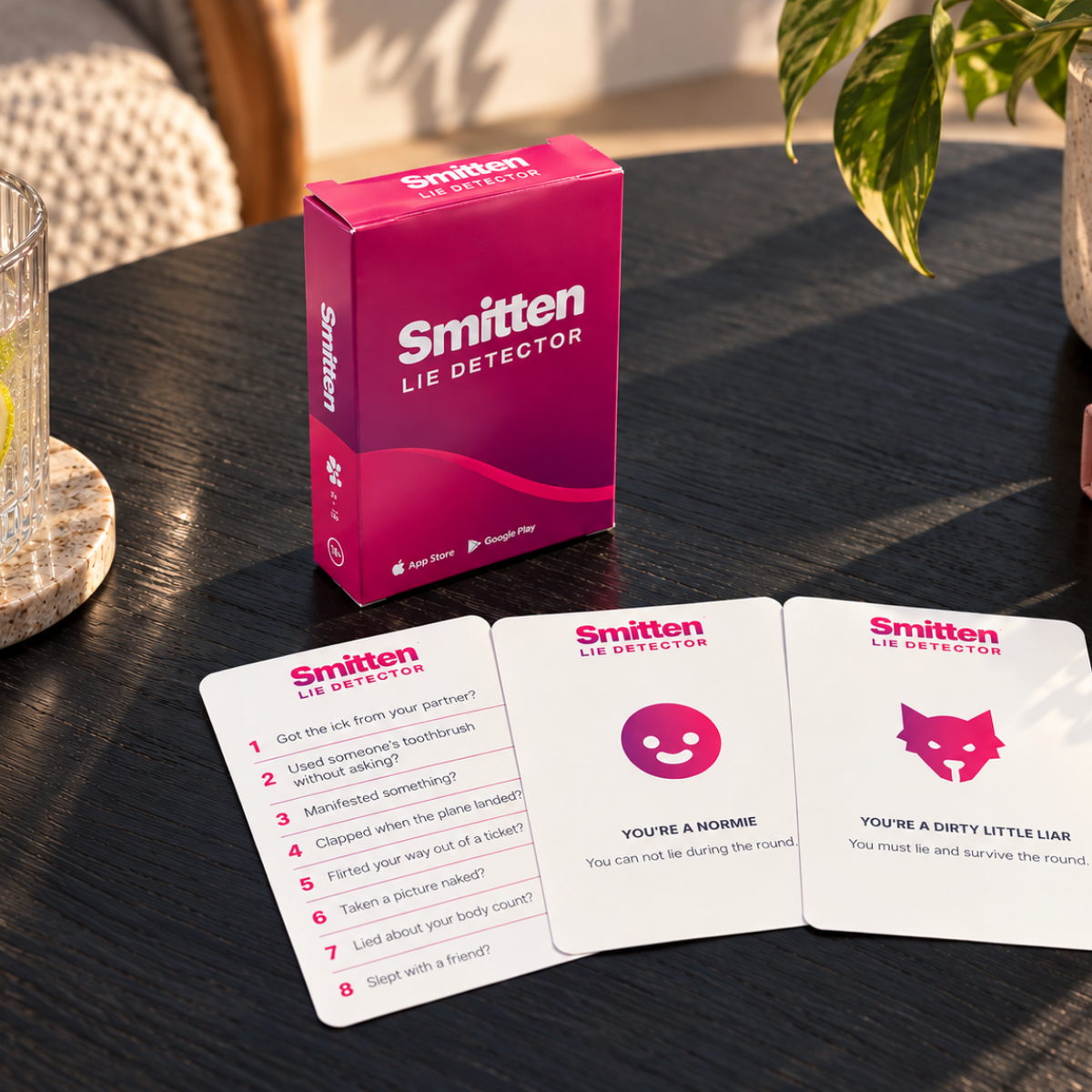 Smitten's Lie Detector Card Game
