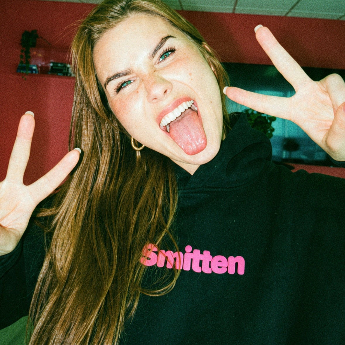 Smitten Hoodie in Black